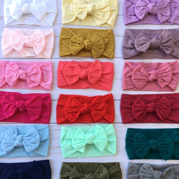 11 for $10🌷🌷Super cute nylon baby headbands!! - Picture 3 of 9